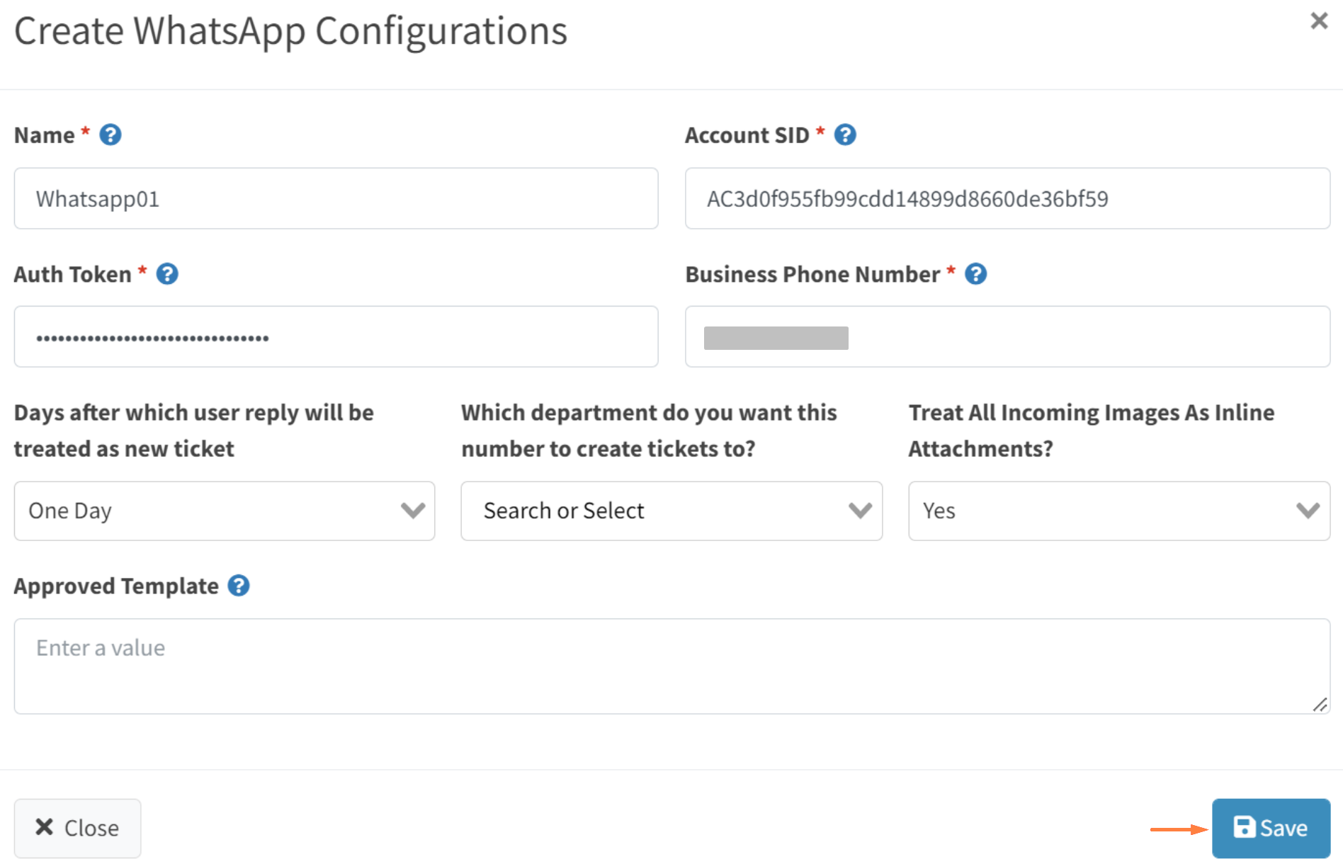 Login to the support portal as an admin and navigate to the admin
