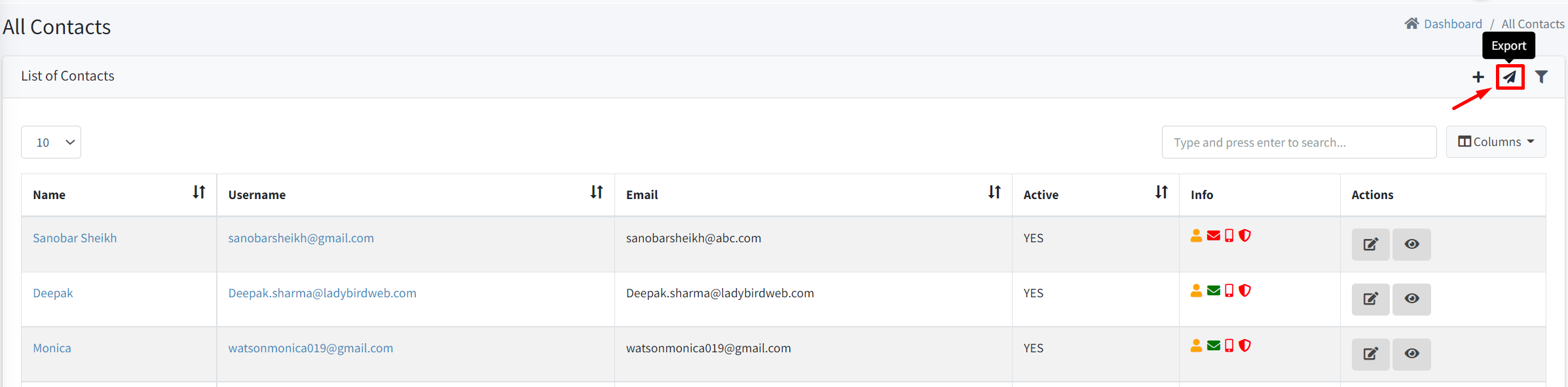 You'll be taken to a page where you can specify the data range for ...